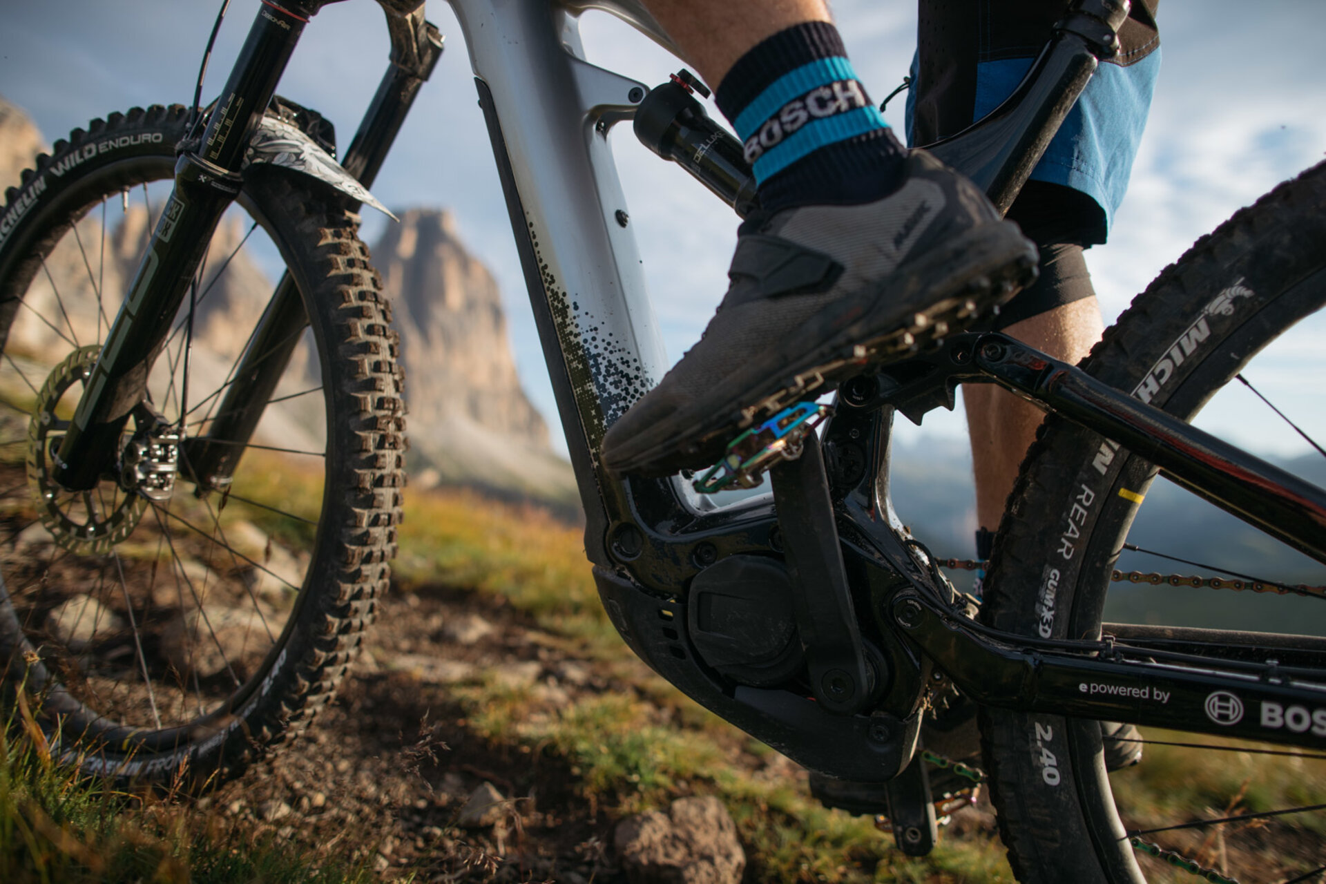 Particolare di una mtb | © Archivio immagini ApT Fassa