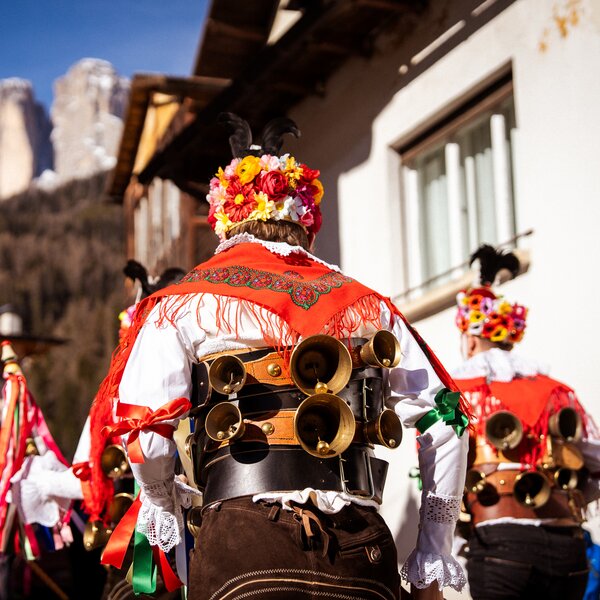 Maschere tipiche del carenvale in Val di Fassa | © Archivio Immagini ApT Val di Fassa - Mattia Rizzi