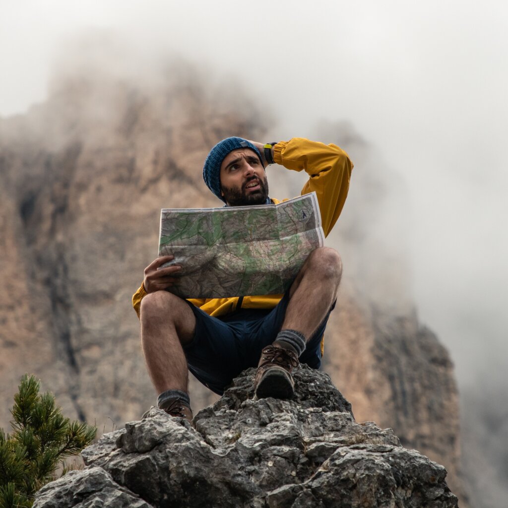 Vorsicht Zu Fuß Unterwegs