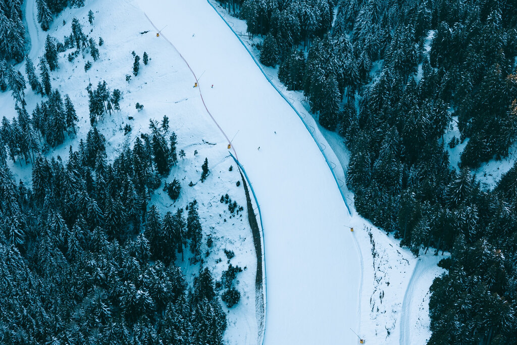 Pista Vulcano Skiarea Buffaure Pozza